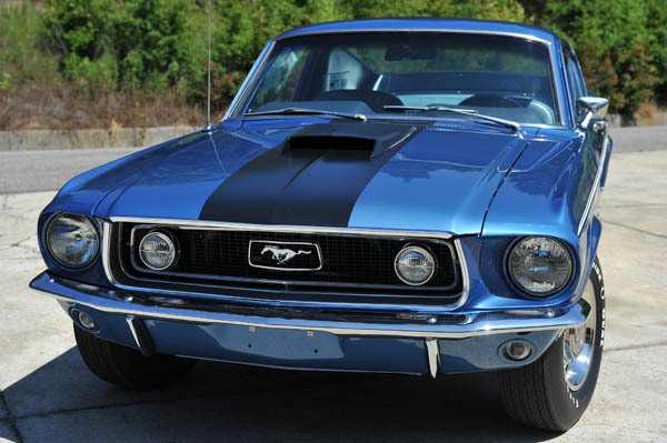 1968 Ford mustang fastback gt s code