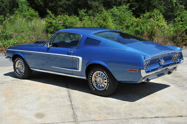 1968 Ford mustang gt fastback j-code #7