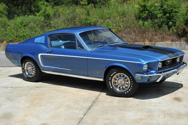 Ford mustang gt cobra jet 1968