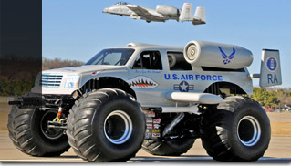 USAF A-10 Mosnter Truck - Muscle Cars Blog