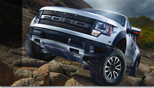 2012 Ford raptor in action #8