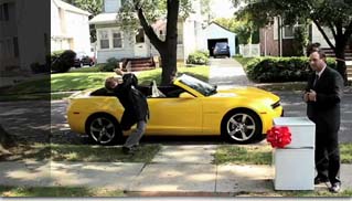 Camaro "Chevy Happy Grad" for Super Bowl ad - Muscle Cars Blog