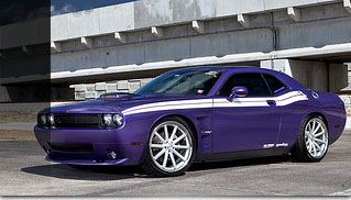 Dodge Challenger and 22" Vossen Wheels CV1s! - Muscle Cars Blog