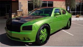 2007 Dodge Charger SRT8 SEMA show car with 30 monitors - Muscle Cars Blog