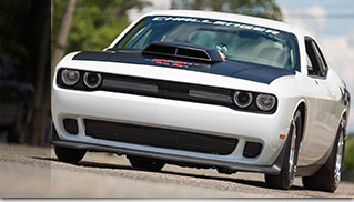 Dodge Challenger Mopar Drag Pak Front Angle