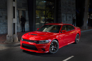 2015 Dodge Charger SRT Hellcat Red Front Angle