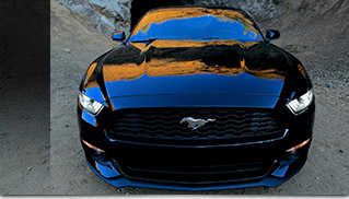 2015 Mustang at the Batcave Front