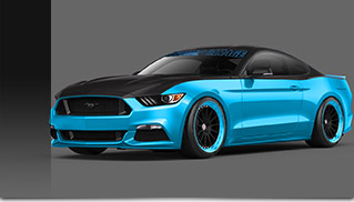 2015 Pettys Garage Ford Mustang Front Angle