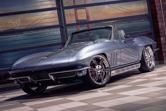 Wheelsandmore 1965 Chevrolet Corvette C2 Front Angle