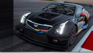 2016 Cadillac ATS-V Coupe Racecar Front Angle