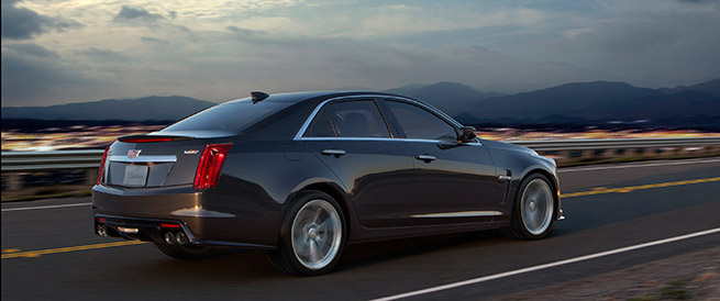 2016 Cadillac CTS-V Rear Angle