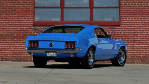 1970 Ford Mustang Boss 429 Fastback Rear Angle