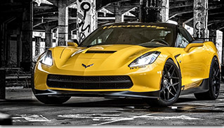 2015 Ruffer Chevrolet Corvette Stingray HPE700 Front Angle