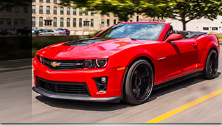 2015 Chevrolet Camaro ZL1 Convertible Front Angle