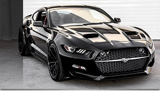 2015 GAS-Fisker Ford Mustang Rocket Front Angle