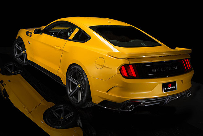 2015 Saleen Ford Mustang S302 Black Label Rear Angle