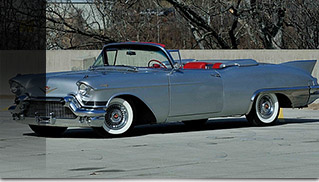 1957 Cadillac Eldorado Biarritz Convertible Front Angle
