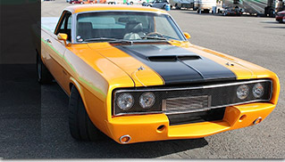 1968 GAS Ford Ranchero Front Angle