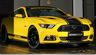 2015 GeigerCars Ford Mustang Fastback GT Premium Front Angle