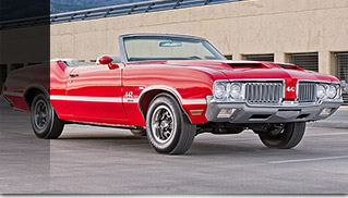 1970 Oldsmobile 442 W-30 Convertible Front Angle