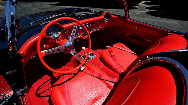 1957 Chevrolet Corvette Convertible 283-250 HP Interior