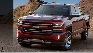 2016 Chevrolet Silverado 1500 LTZ Z71 Front Angle