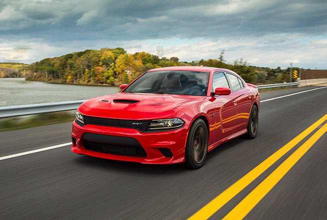 2015 Dodge Charger SRT Hellcat Front Angle Dynamic