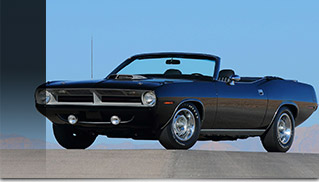 1970 Plymouth HEMI Cuda Convertible Front Angle