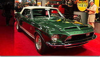 1968 Shelby GT500KR Convertible Front Angle