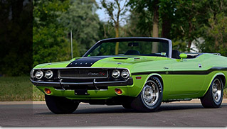 1970 Dodge Hemi Challenger R/T Convertible Front Angle