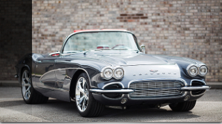 1961 Chevrolet Corvette Resto Mod 556 Front Angle